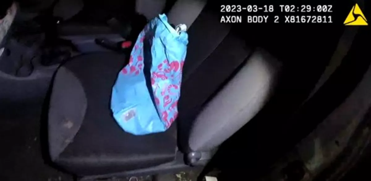 Megmozdult a zacskó a kocsiban, amikor a rendőrök rátaláltak: kinyitották és sokkot kaptak - Fotók