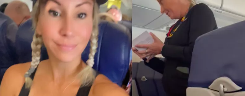 Sokkolta a stewardess megjegyzése a ruhájára: így néz ki a nő - Videó