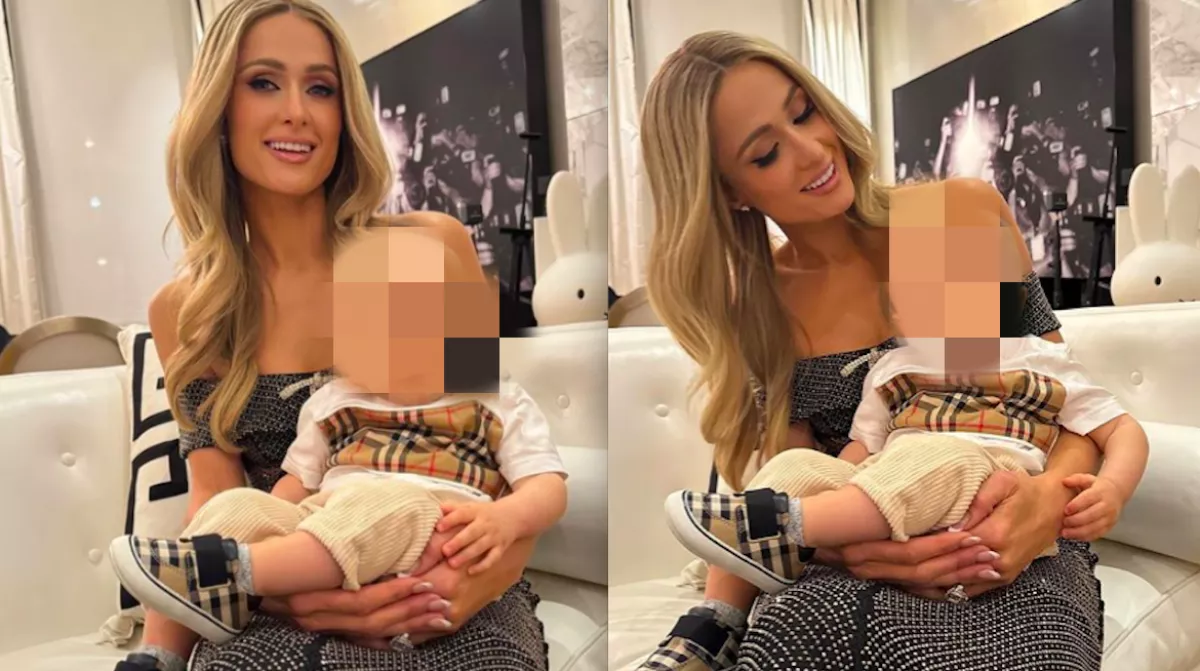 Új képet posztolt a babájáról Paris Hilton: durván alázzák a picit a feje miatt - Fotók
