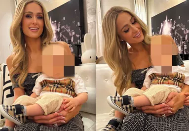Új képet posztolt a babájáról Paris Hilton: durván alázzák a picit a feje miatt - Fotók