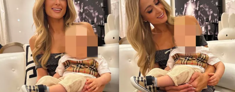 Új képet posztolt a babájáról Paris Hilton: durván alázzák a picit a feje miatt - Fotók