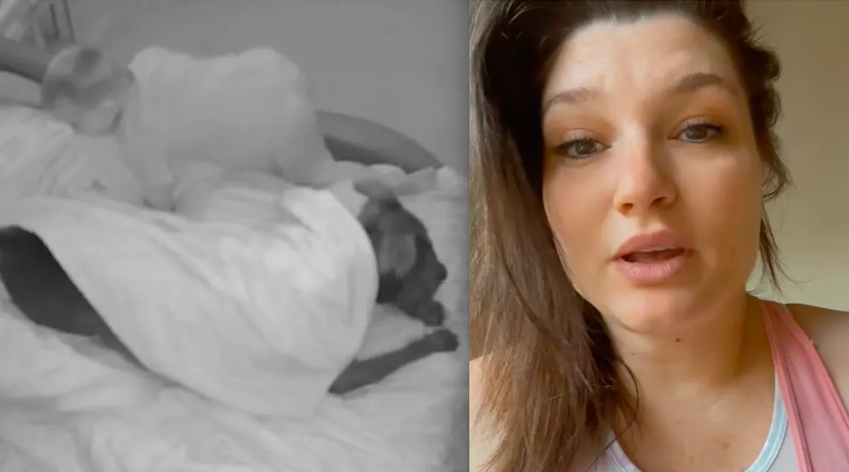 Meglátta a kamerán a nő, mit csinált a gyerek a pitbullal és elakadt a szava - Videó