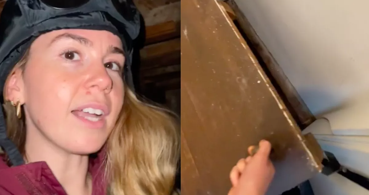 Három éve élt a házban Juli: amit a padlóban talál, attól elállt a lélegzete - Videó
