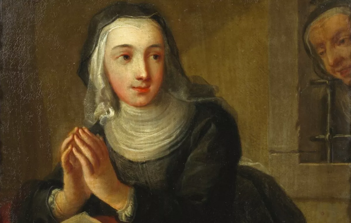 Meglepő látvány! Szerinted hogy néz ki ez a térdelő apáca hátulról?