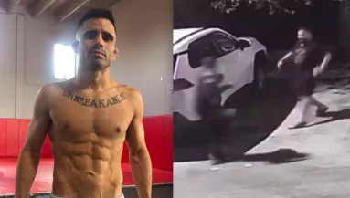 Nem tudta a késes rabló, hogy egy MMA-harcosra támad rá - Ez lett belőle - Videó