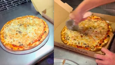 Videóban tálalt ki a pizza szakács: így verik át a vásárlóikat - Videó