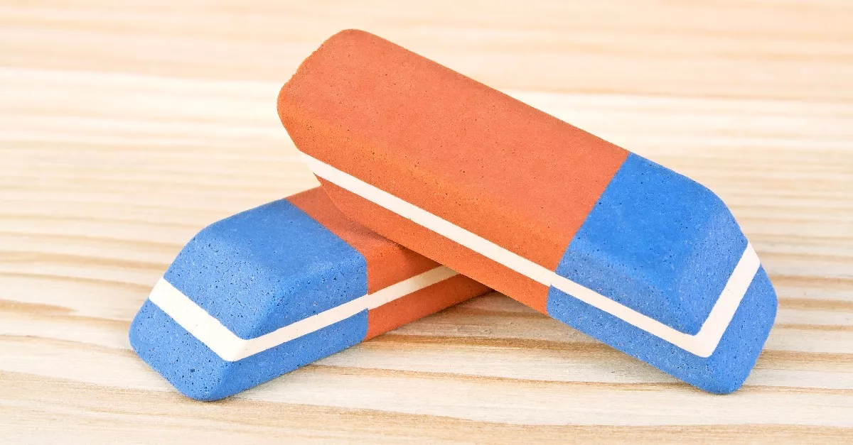 Tudtad? Erre való a radírgumi kék oldala