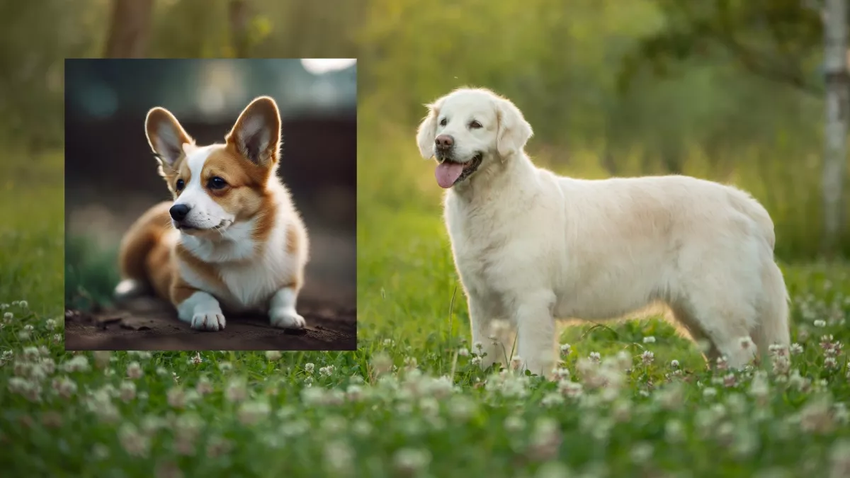Corgi és golden retriever a szülők: ez a kutyus született a szerelemből - Videó