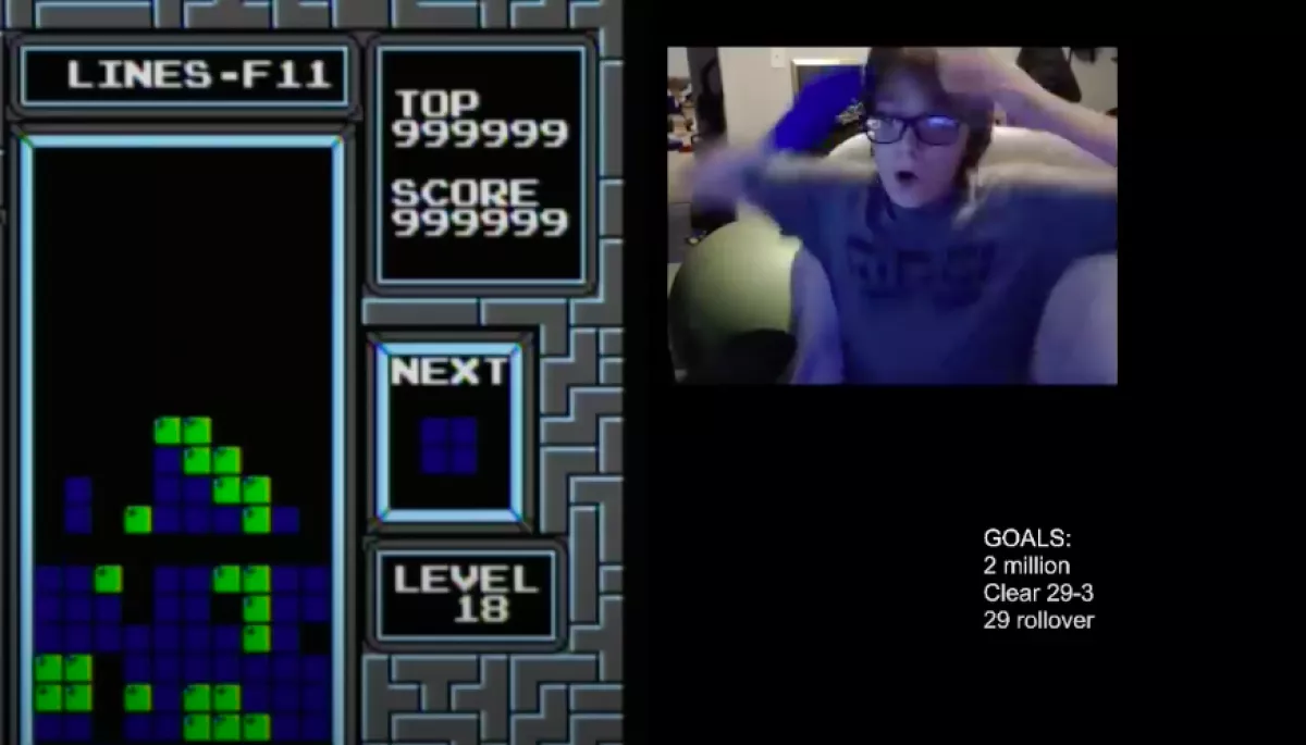 Olyan Tetris-rekordot állított fel egy 13 éves gyerek, ami nem is létezhet - Videó
