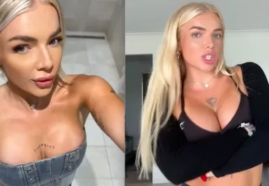 A követői faggatták a szexi influenszert, miért nőnek folyamatosan a mellei: a válasza mindenkit zavarba hozott - Videó