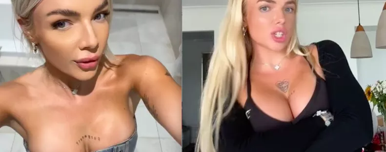 A követői faggatták a szexi influenszert, miért nőnek folyamatosan a mellei: a válasza mindenkit zavarba hozott - Videó