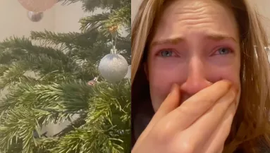 Amikor ránézett a nő a karácsonyfára, az emberek rémálmát látta valósággá válni - Videó