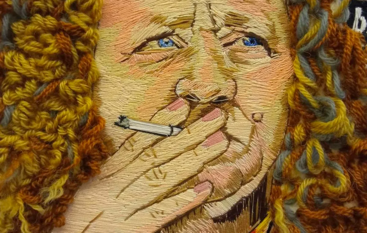 Cigiző Zámbó Árpi hímzés a Marketplace egyik legmenőbb darabja - Fotó