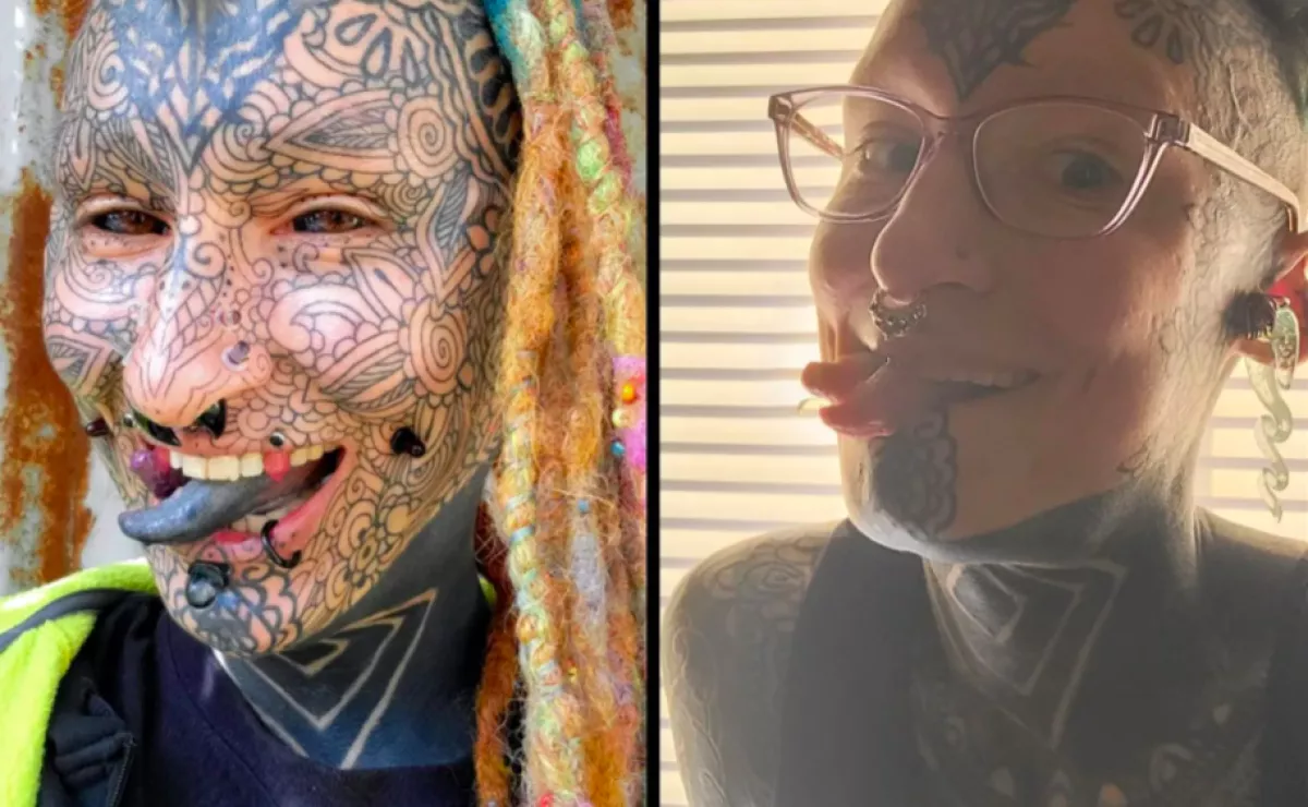 Tetovált szemgolyó, kettévágott nyelv: két világrekordot is megdöntött ez a nő - Fotók