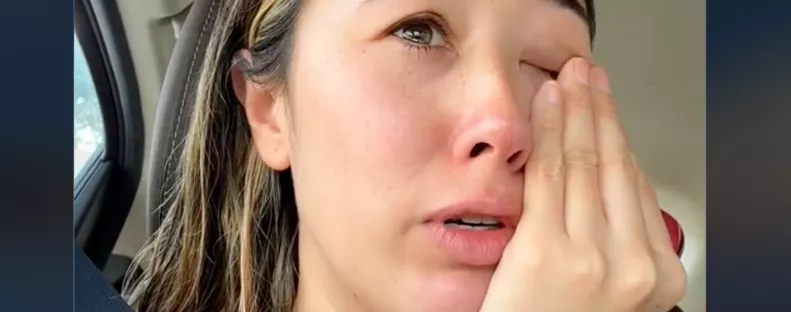 Könnyekben tört ki a nő, amikor közelebbről megnézte a sirály lábát - Videó