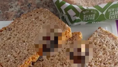 Toastot vett a szupermarketben a nő: amikor meglátta, mibe harapott, kifordult a gyomra - Videó