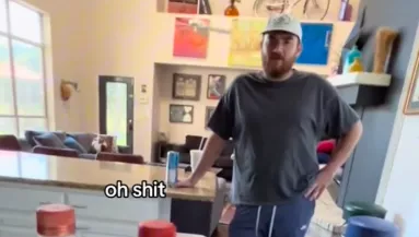 Amikor meglátta a nő, mit hagytak az Airbnb-ben a vendégek, azonnal videót forgatott - Videó