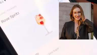 Rozéfröccsöt rendelt a lány a Ryanair-járaton: amit kapott, azon sokan nevetnek - Videó