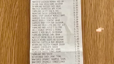 2005-ös bolti blokkot talált az anyuka, és nem hitte el, amit rajta lát - Videó