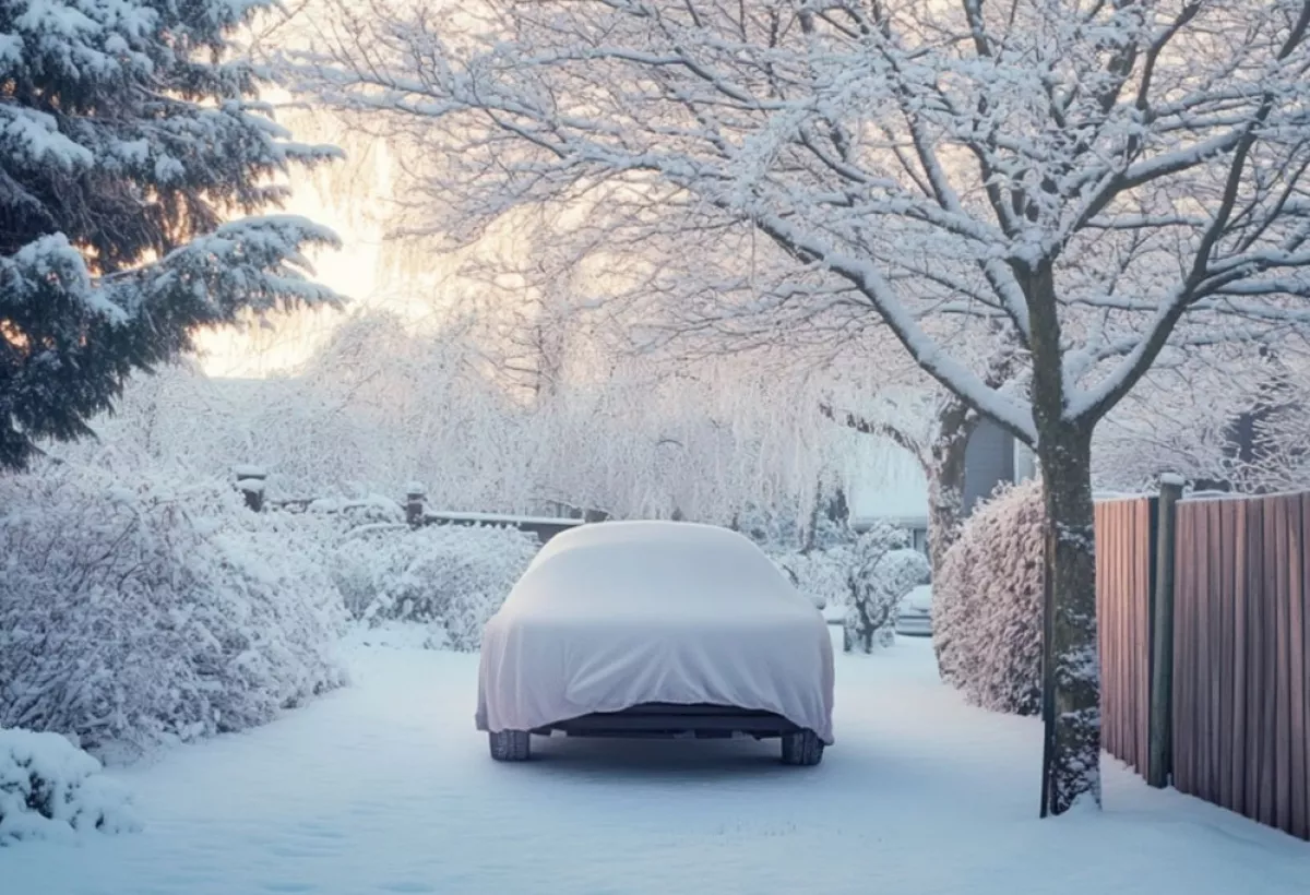 Miért érdemes télen ponyvával letakarni az autót?
