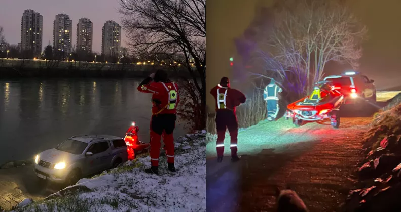 A jéghideg Szávába vitte egy anya a 3 éves lányát: és nélküle jött ki - Fotók