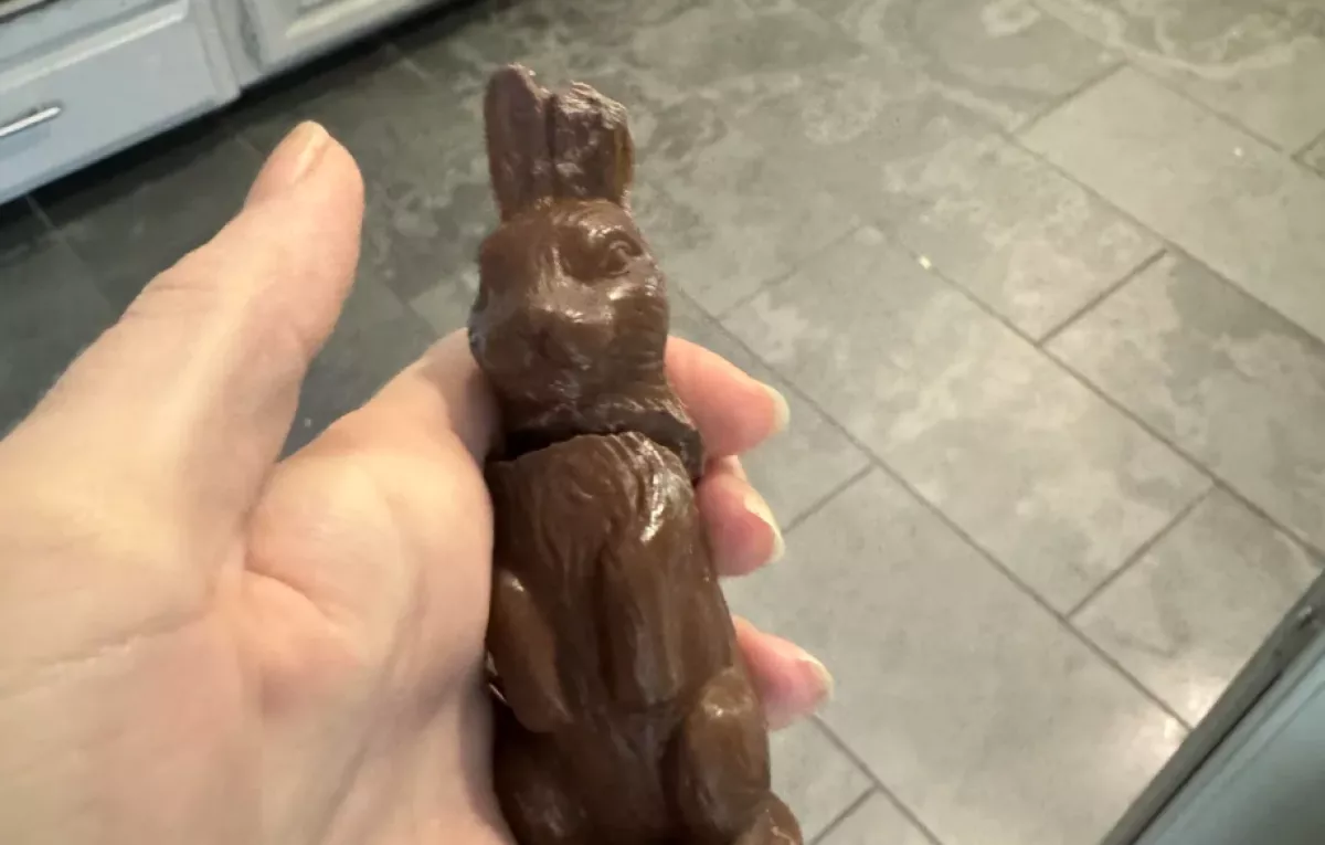 Nem érti az anya, miért nem eszi a lánya a húsvéti nyuszit: amikor beleharap, minden világos lesz - 