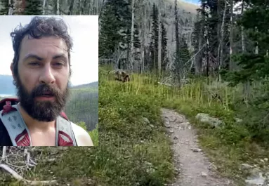 Amikor meglátja a túrázó, ki követi, azonnal elindítja a kamerát, ha nem élné túl - Videó