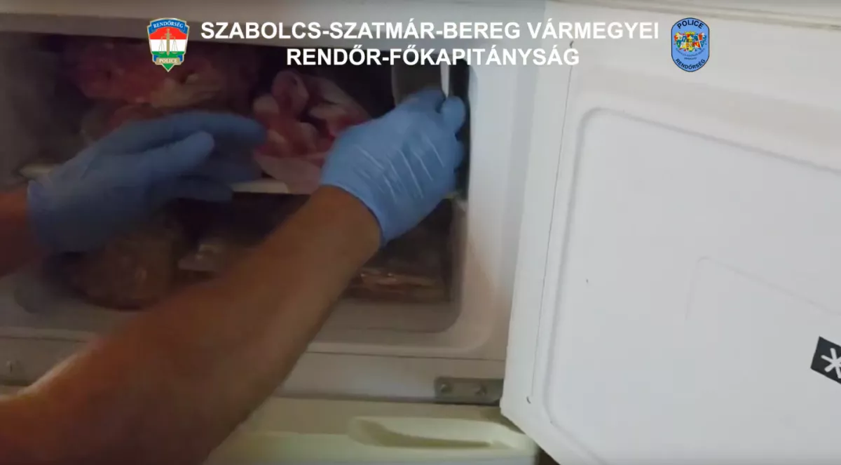 Benéztek a fiatal srác mélyhűtőjébe a szabolcsi zsaruk és ez csak rontott a helyzetükön - Fotók