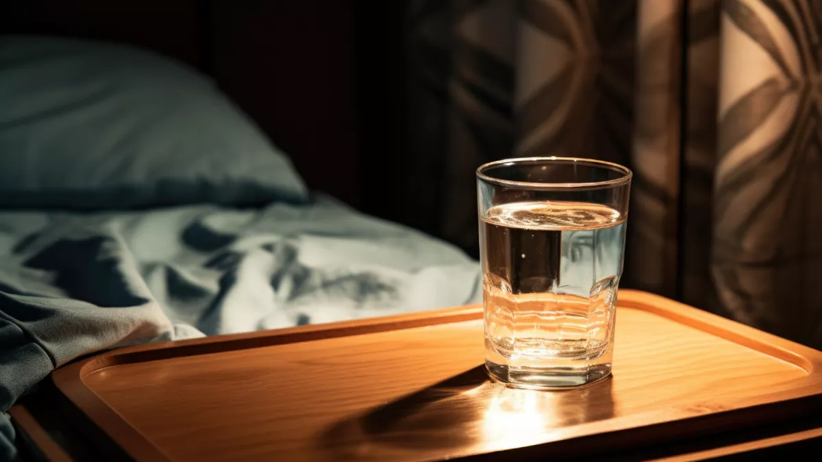 Tegyél egy pohár vizet az ágyad alá éjjel, és nézd meg mi történik