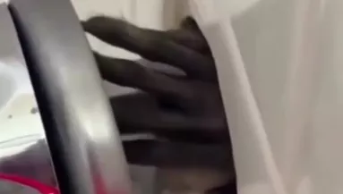 Jéghideg sokk a zuhany alatt: karmok bukkannak elő a fürdőszoba falából - Videó