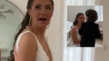 Először látja meg menyasszonyként az anyját a kisfiú: amit mond, sokkolja a nőt - Videó