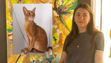 Az anyjánál hagyja a cicáját Lina: amikor egy hónap múlva meglátja, megrémül - Videó