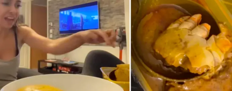 Emberi lábat talált az ételben a nő, és hívta a zsarukat: aztán kiderült az igazság - Videó