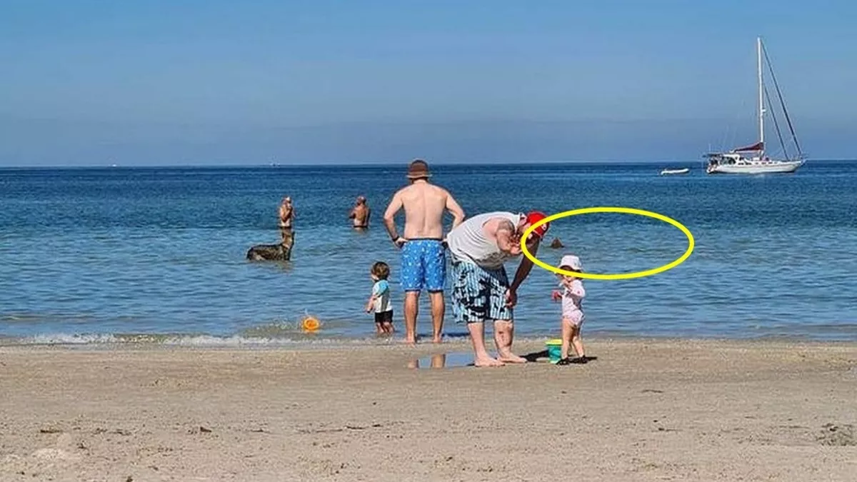 Családi fotót lőtt az anya a tengerparton: amikor otthon megnézte a képet, meghűlt az ereiben a vér - Fotók
