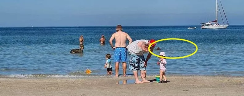 Családi fotót lőtt az anya a tengerparton: amikor otthon megnézte a képet, meghűlt az ereiben a vér - Fotók