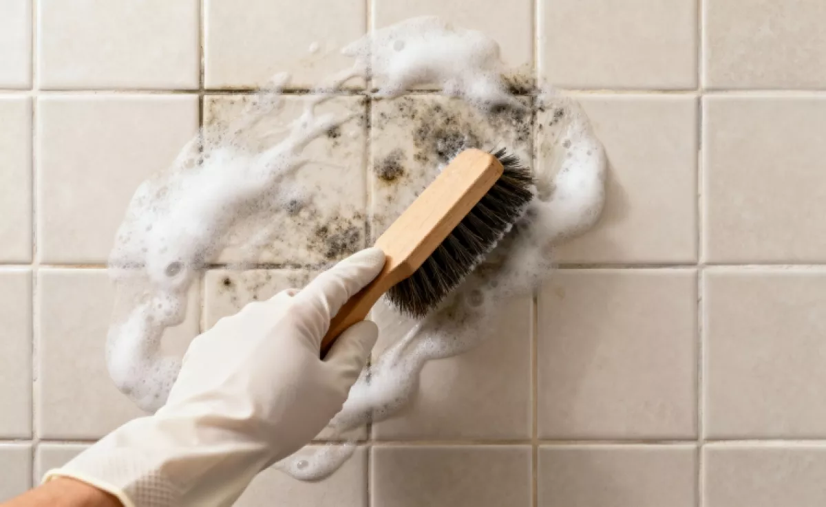 Ez a két összetevős keverék azonnal eltünteti a penészt a fürdőből: gyorsabban hat, mint az erős vegyszerek