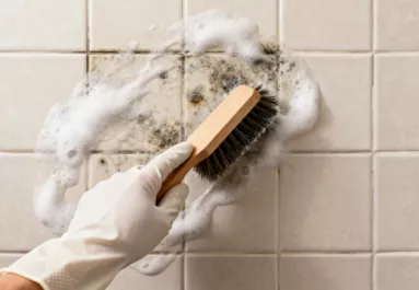 Ez a két összetevős keverék azonnal eltünteti a penészt a fürdőből: gyorsabban hat, mint az erős vegyszerek