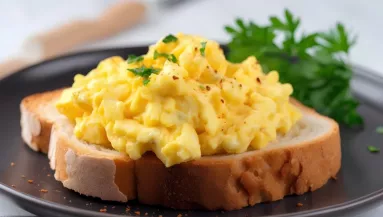 Nem a tejszín vagy a vaj az: ettől a filléres titkos hozzávalótól lesz pihe-puha és habos a tojásrántotta