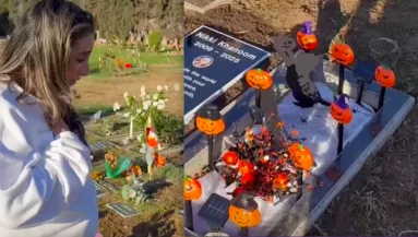 A sírjánál gyászolja halott cicáját a nő: ami ezután történik, mindent megváltoztat