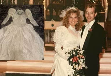 30 év után vette elő a menyasszonyi ruháját a nő: megrémült, amikor meglátta