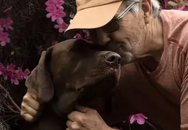 Szomorú volt a bácsi, a lányai kutyával lepték meg: ami ezután történt, csoda