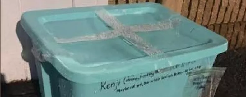 Furcsa üzenet volt a lezárt műanyag dobozon az állatorvos előtt: sokk, mi volt benne