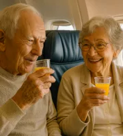 Friss tanulmány: ezért ne üljenek soha egymás mellett az idősebb párok a repülőgépeken