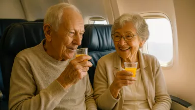 Friss tanulmány: ezért ne üljenek soha egymás mellett az idősebb párok a repülőgépeken