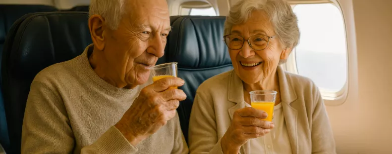 Friss tanulmány: ezért ne üljenek soha egymás mellett az idősebb párok a repülőgépeken