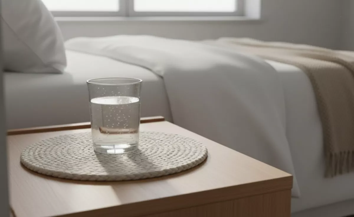 Nem a szomjúság miatt van: meglepő, miért hagynak egyesek egy pohár vizet az ágyuk mellett éjszakára