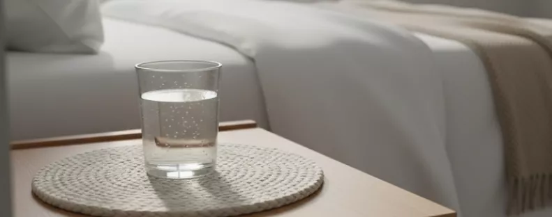 Nem a szomjúság miatt van: meglepő, miért hagynak egyesek egy pohár vizet az ágyuk mellett éjszakára