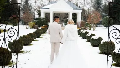 A téli esküvők romantikája