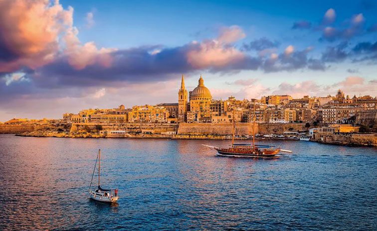 Málta városának látképe - TWN